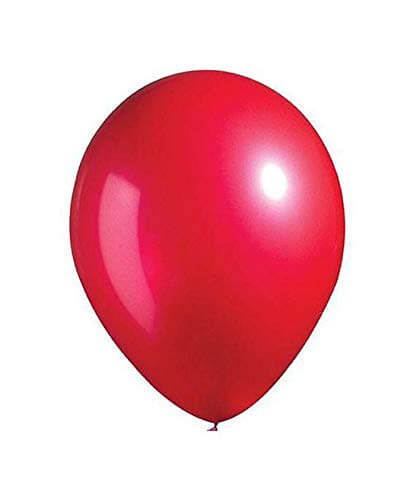 Red Metallic Balloons 12 Inch - Pack of 50