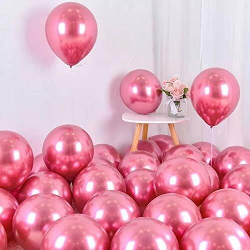 Golden Chrome Balloons - Pack of 25