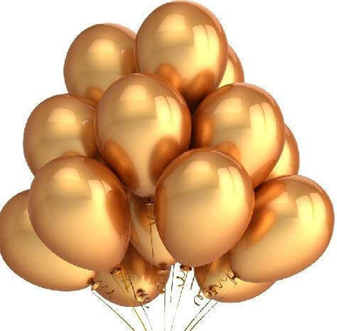 Red Metallic Balloons 12 Inch - Pack of 50