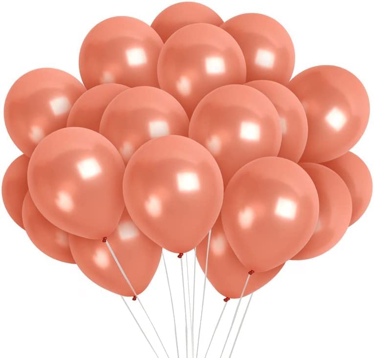 Red Metallic Balloons 12 Inch - Pack of 50