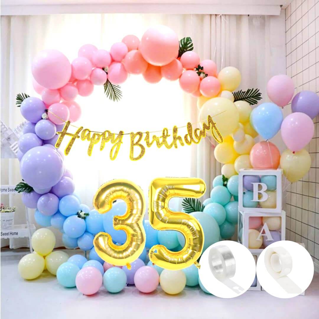 Pastel Balloons Multicolour - Pack of 50