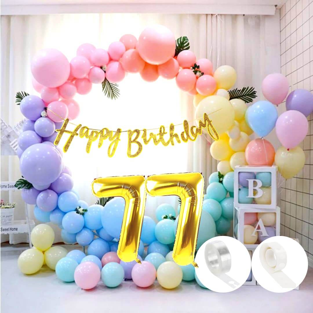 Pastel Balloons Multicolour - Pack of 50