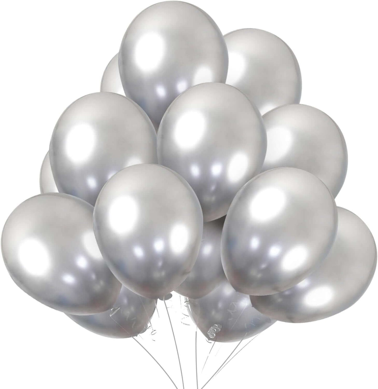 Red Metallic Balloons 12 Inch - Pack of 50
