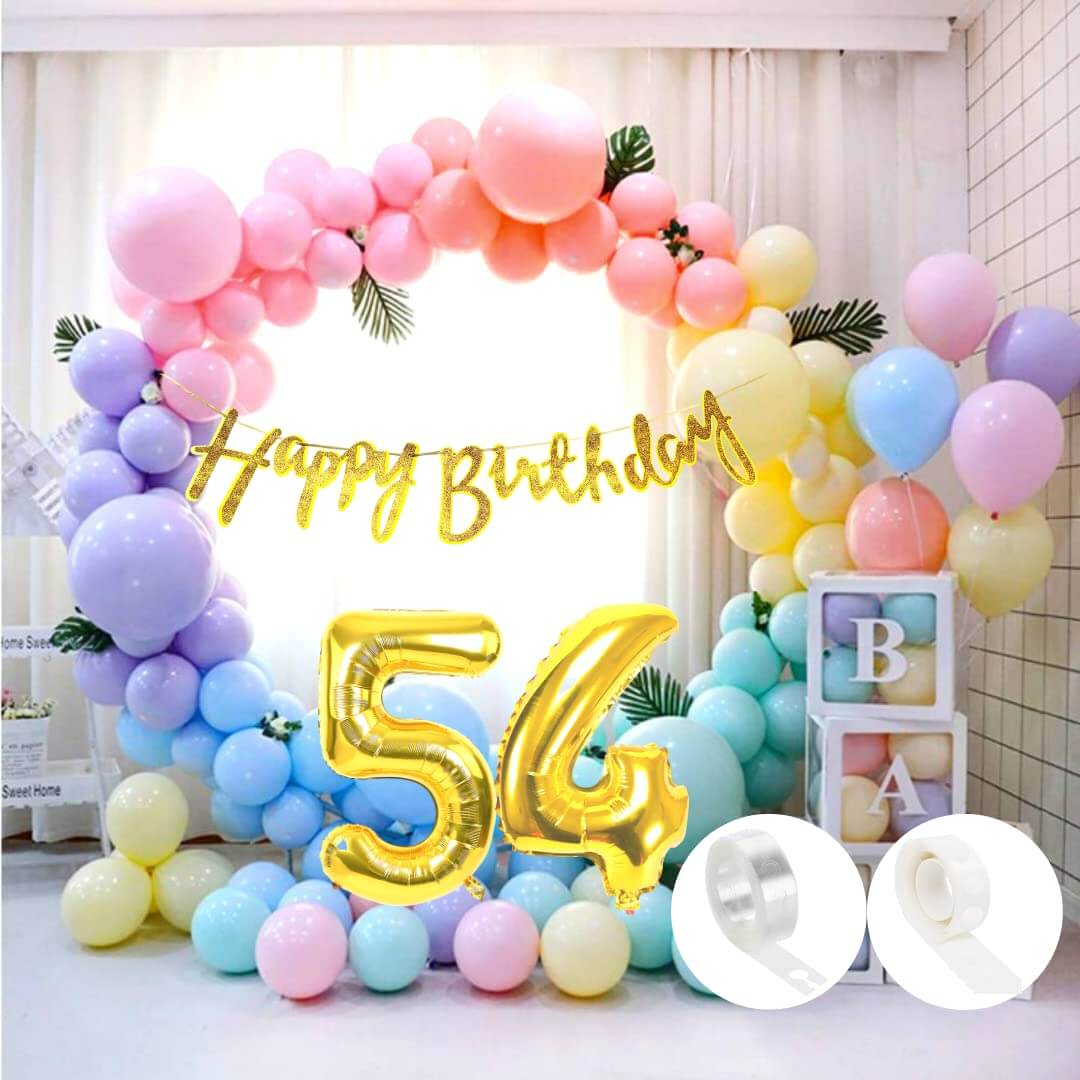 Pastel Balloons Multicolour - Pack of 50
