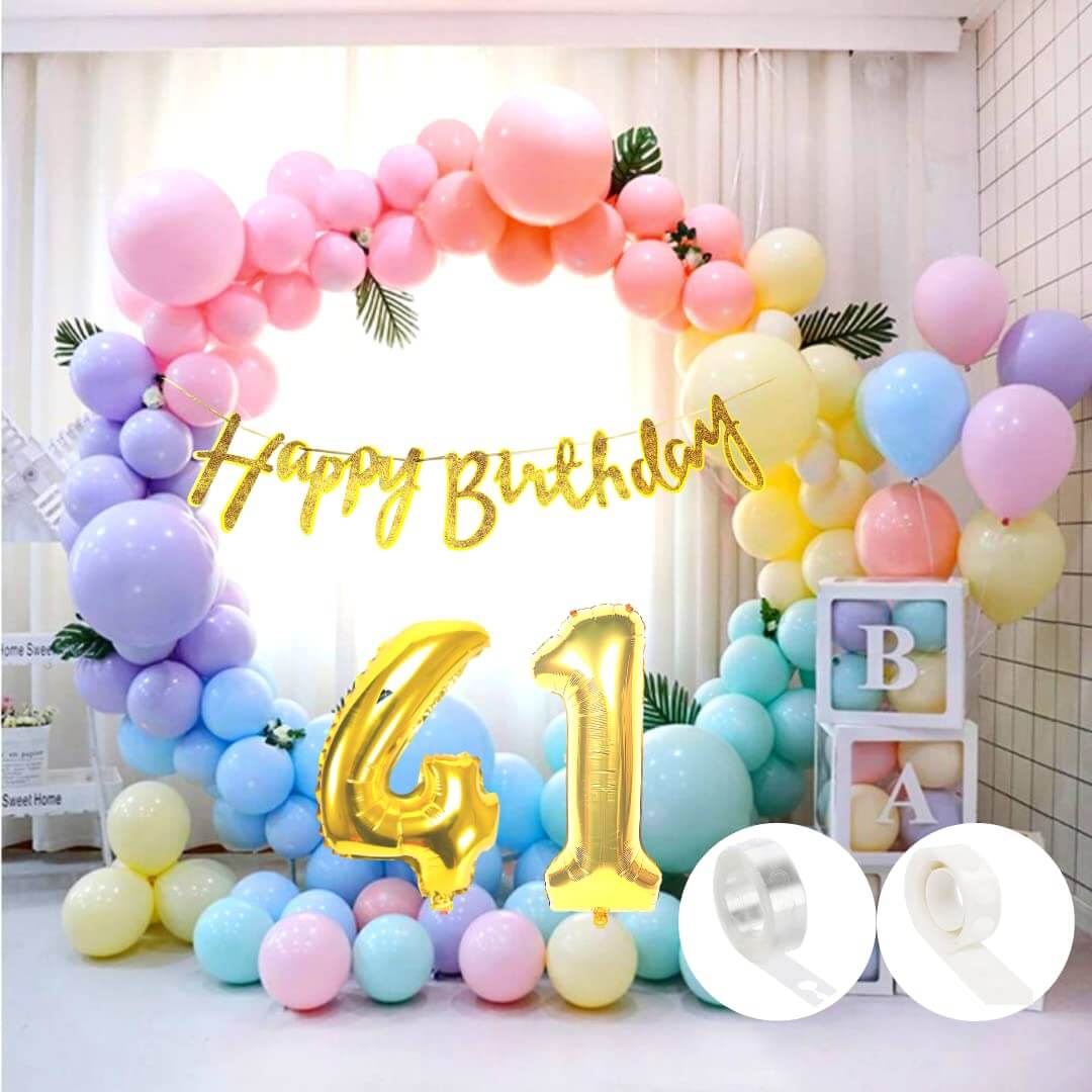 Pastel Balloons Multicolour - Pack of 50