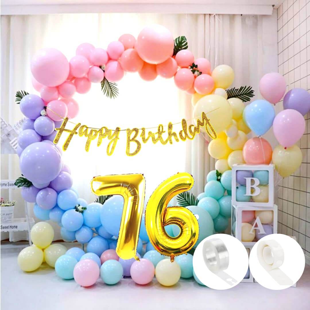 Pastel Balloons Multicolour - Pack of 50