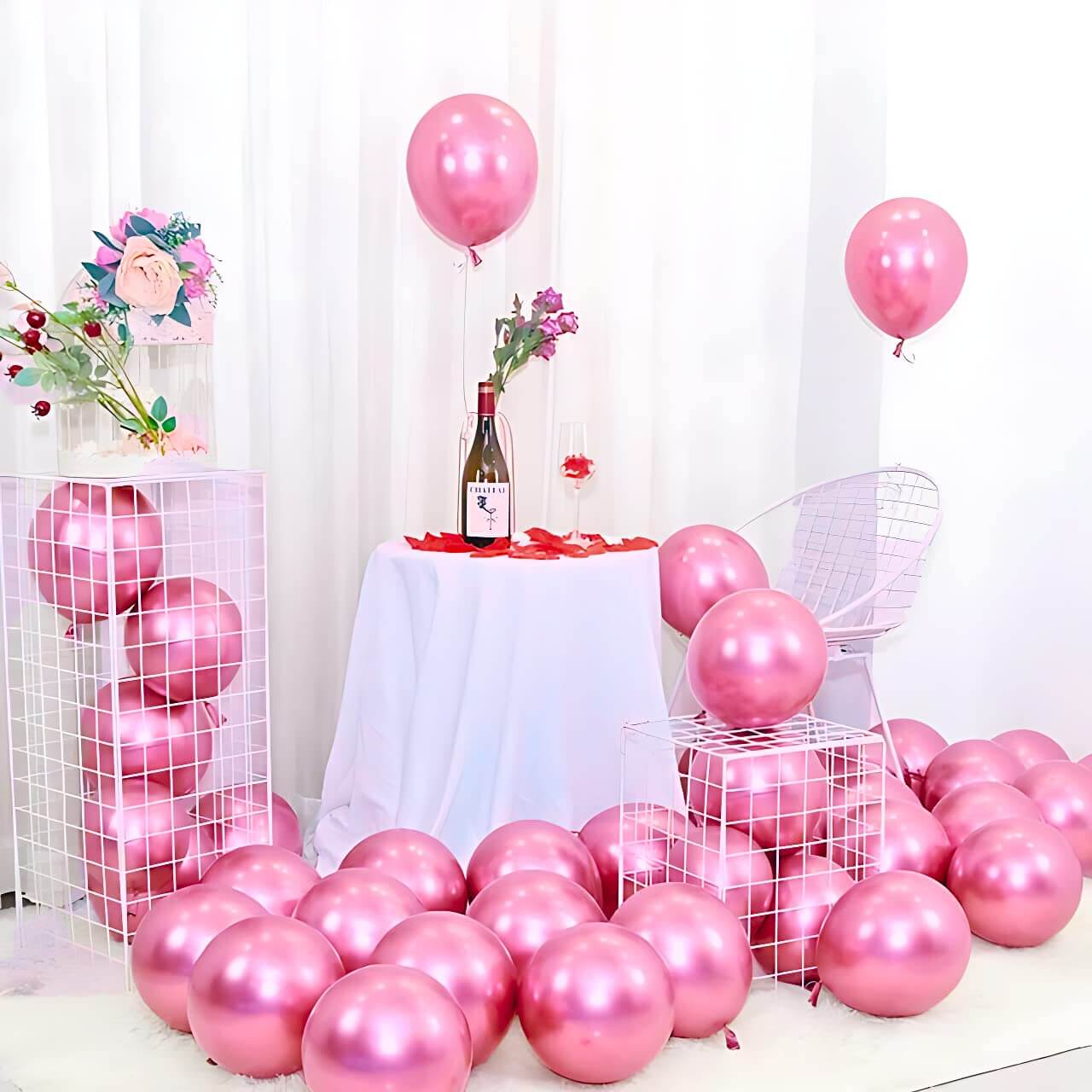 Golden Chrome Balloons - Pack of 25