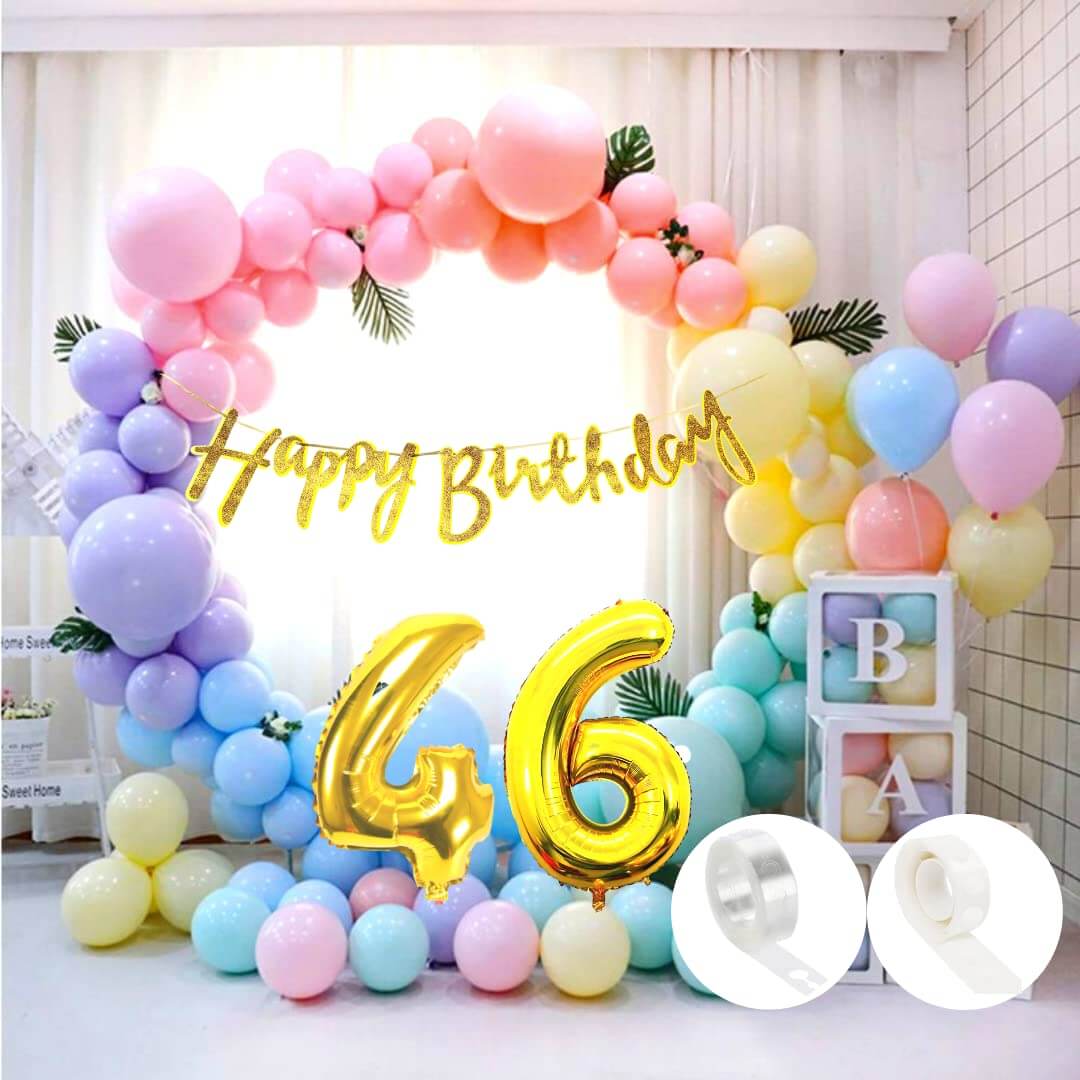 Pastel Balloons Multicolour - Pack of 50