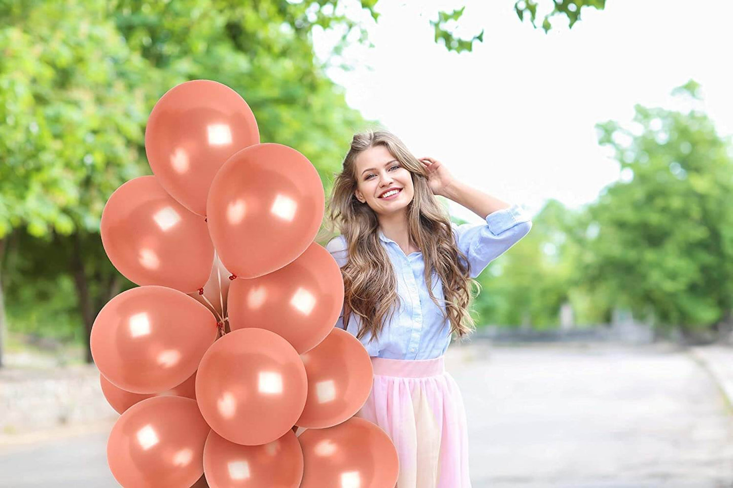 Red Metallic Balloons 12 Inch - Pack of 50