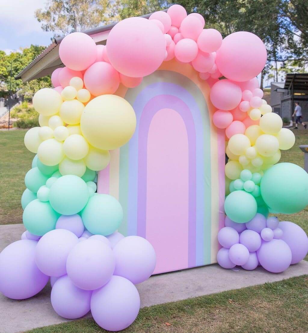 Pink & Purple Pastel Balloons - Pack of 50