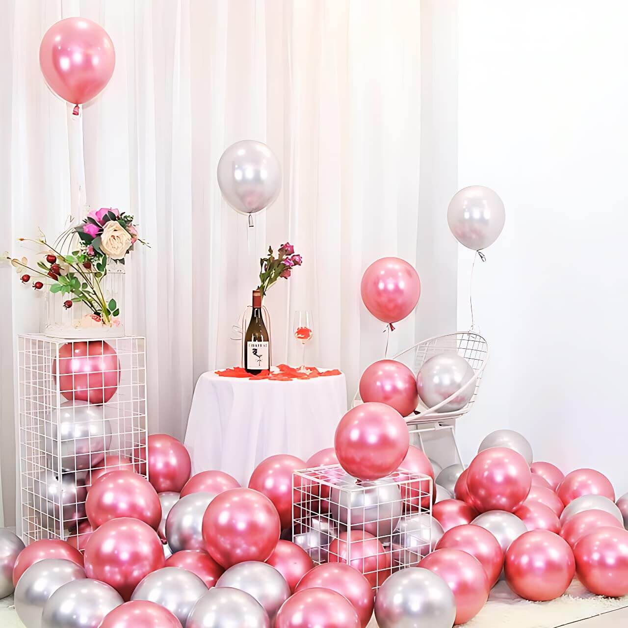 Golden Chrome Balloons - Pack of 25