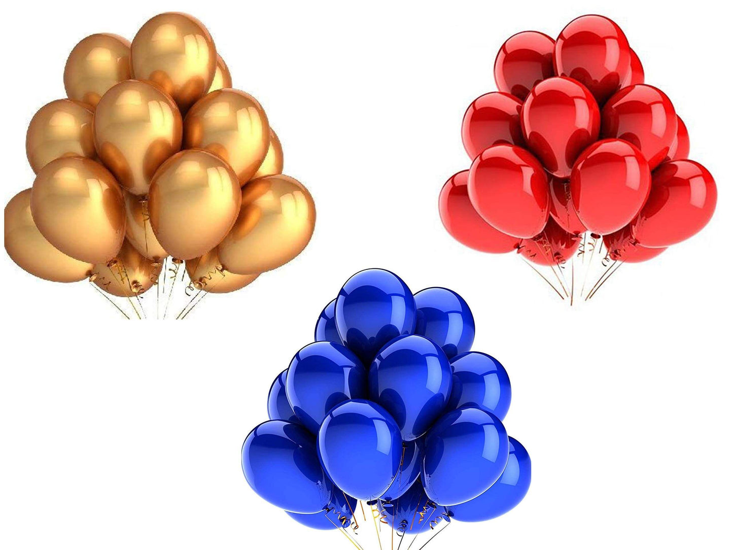 Red Metallic Balloons 12 Inch - Pack of 50