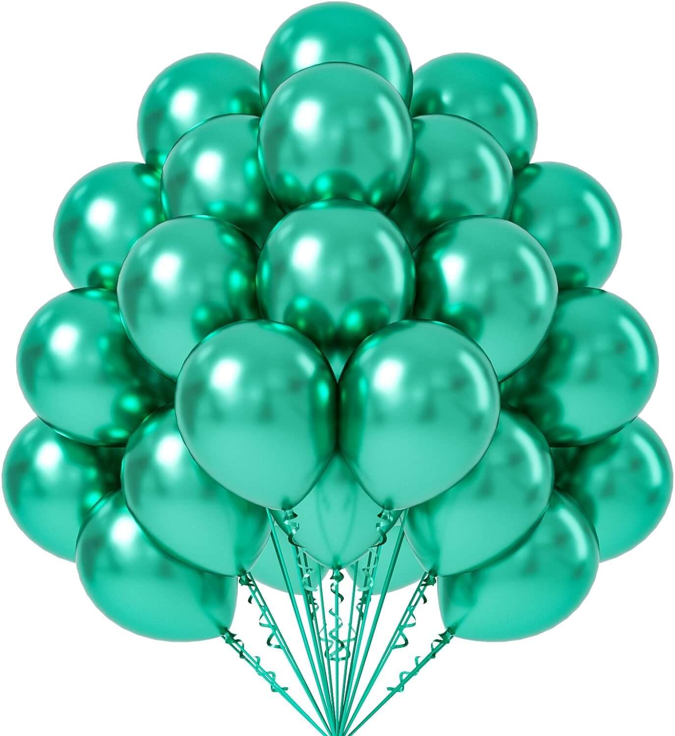 Golden Chrome Balloons - Pack of 25