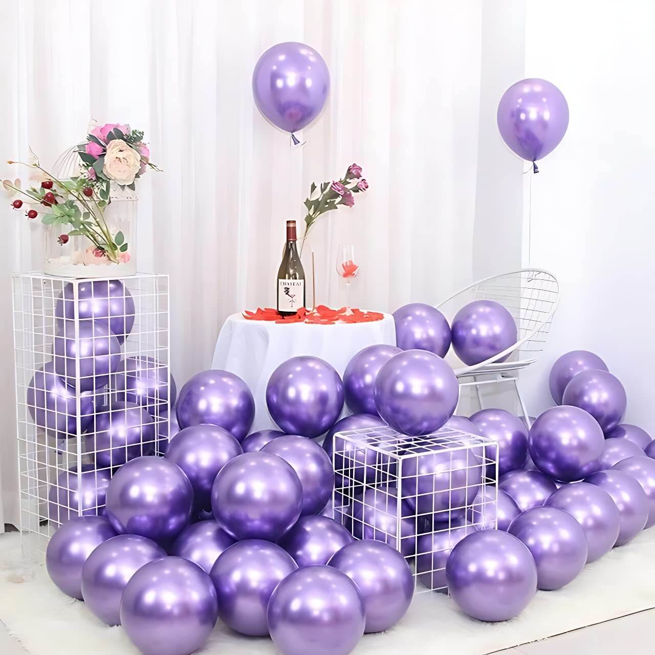 Golden Chrome Balloons - Pack of 25