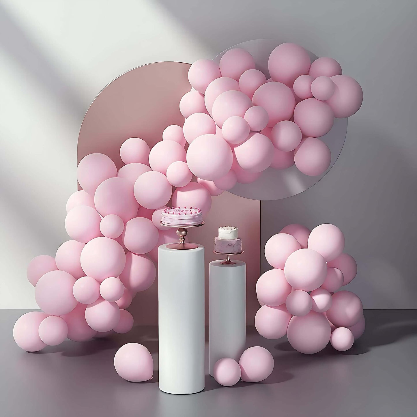 Pink & Purple Pastel Balloons - Pack of 50