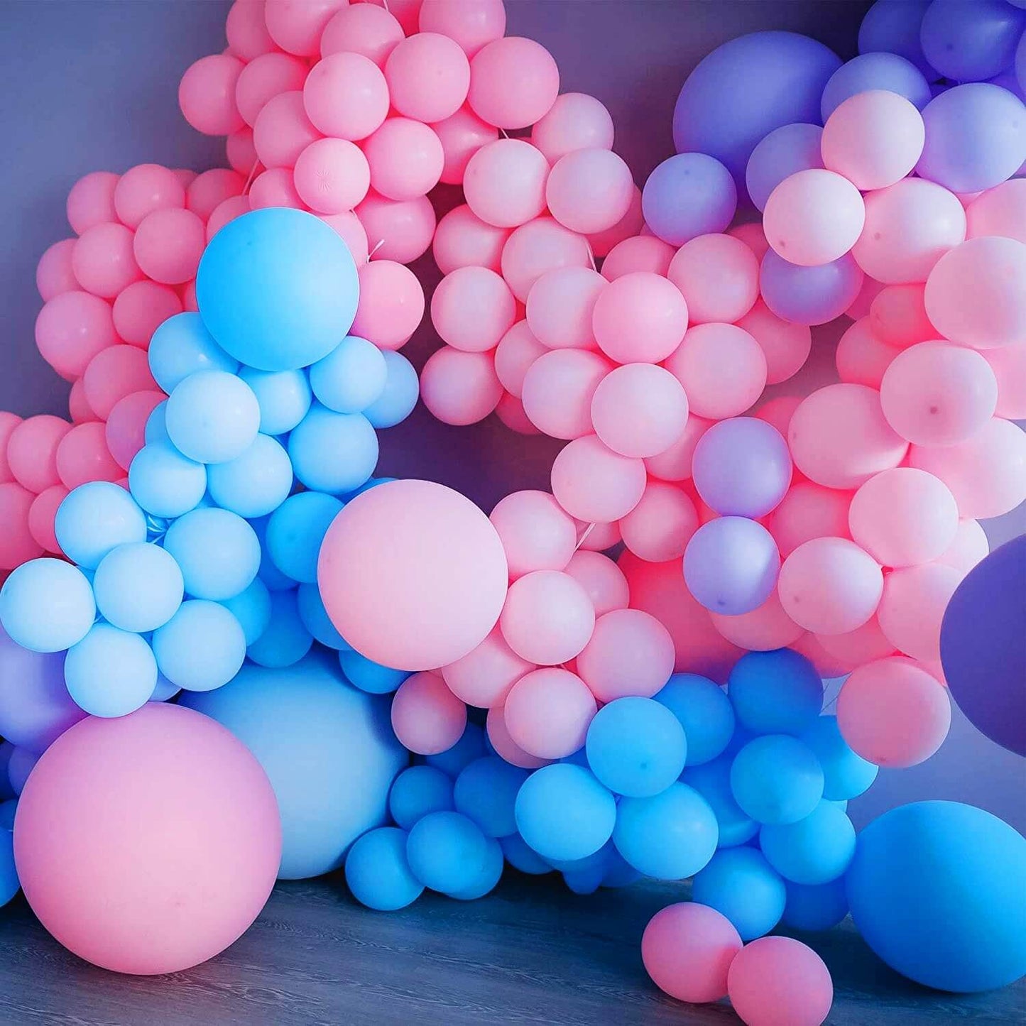 Pink & Purple Pastel Balloons - Pack of 50