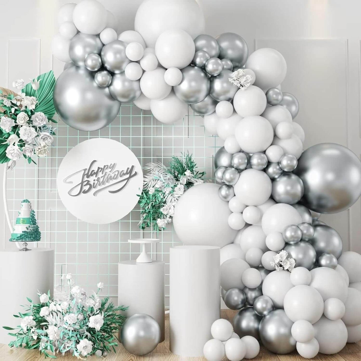 Golden Chrome Balloons - Pack of 25