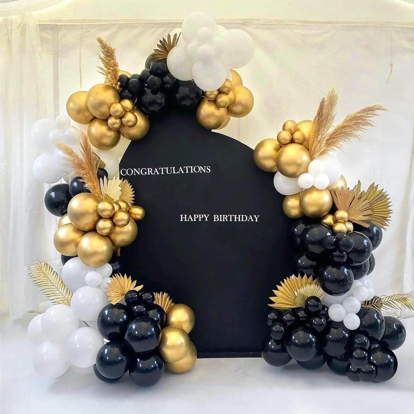 Golden Chrome Balloons - Pack of 25