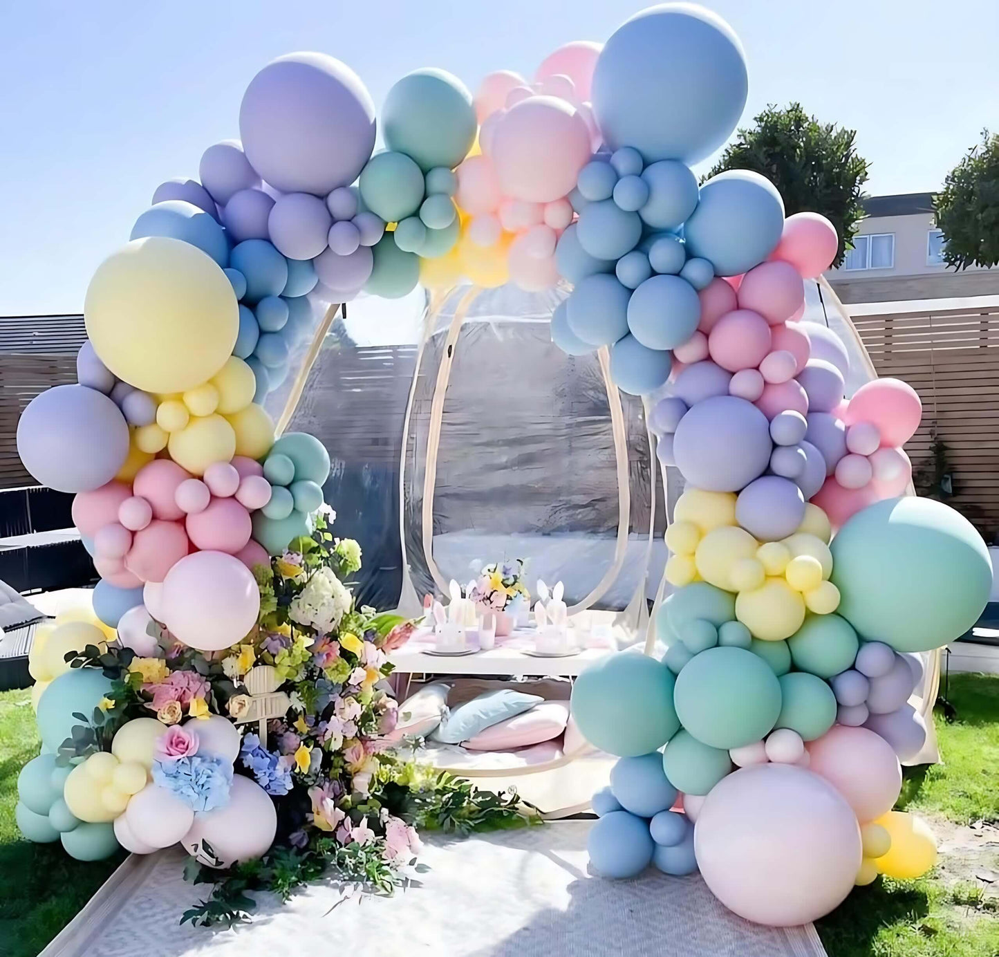 Pink & Purple Pastel Balloons - Pack of 50