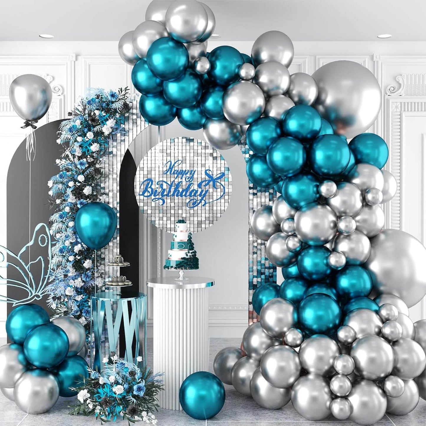 Golden Chrome Balloons - Pack of 25