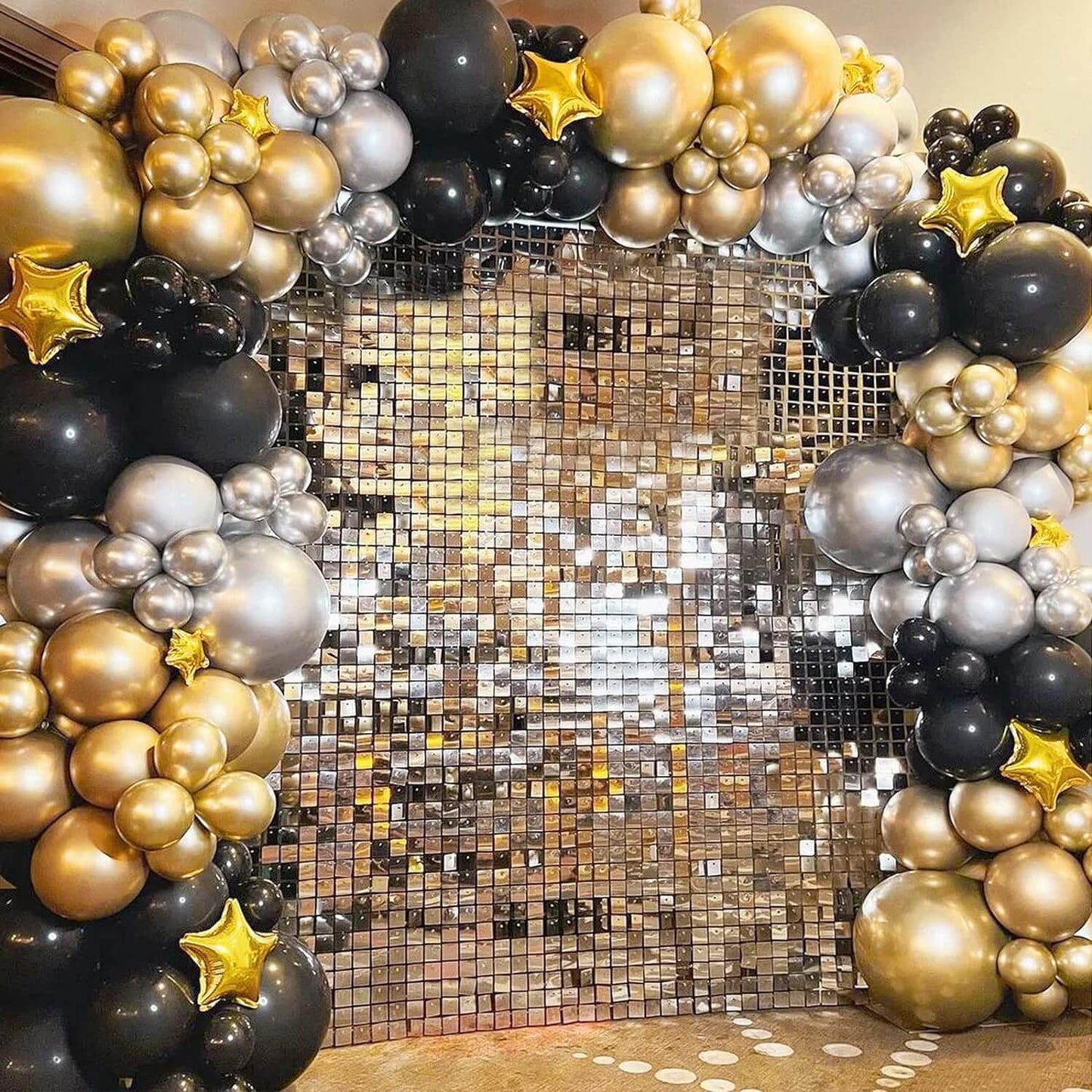 Golden Chrome Balloons - Pack of 25