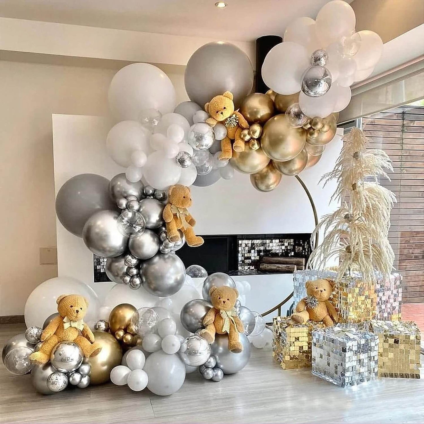 Golden Chrome Balloons - Pack of 25