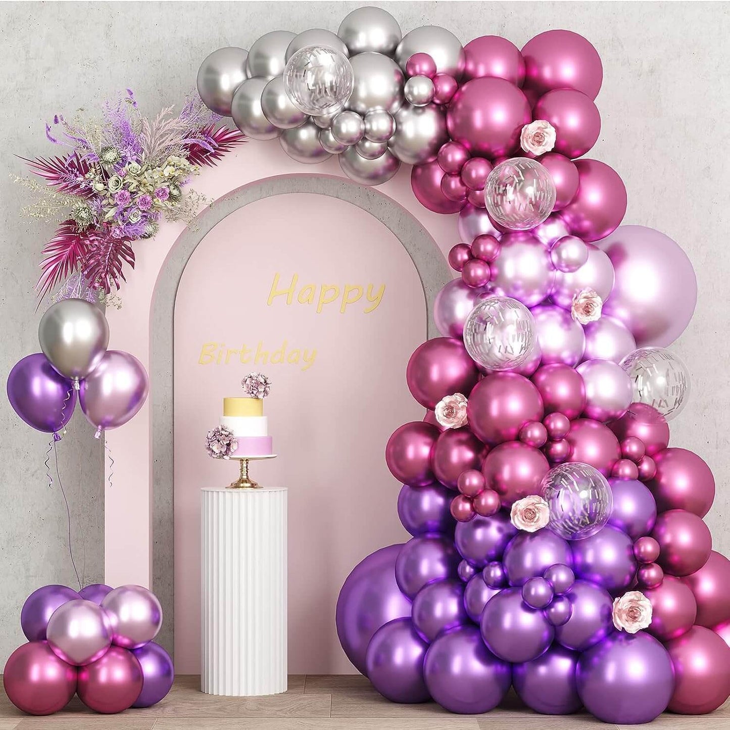 Golden Chrome Balloons - Pack of 25