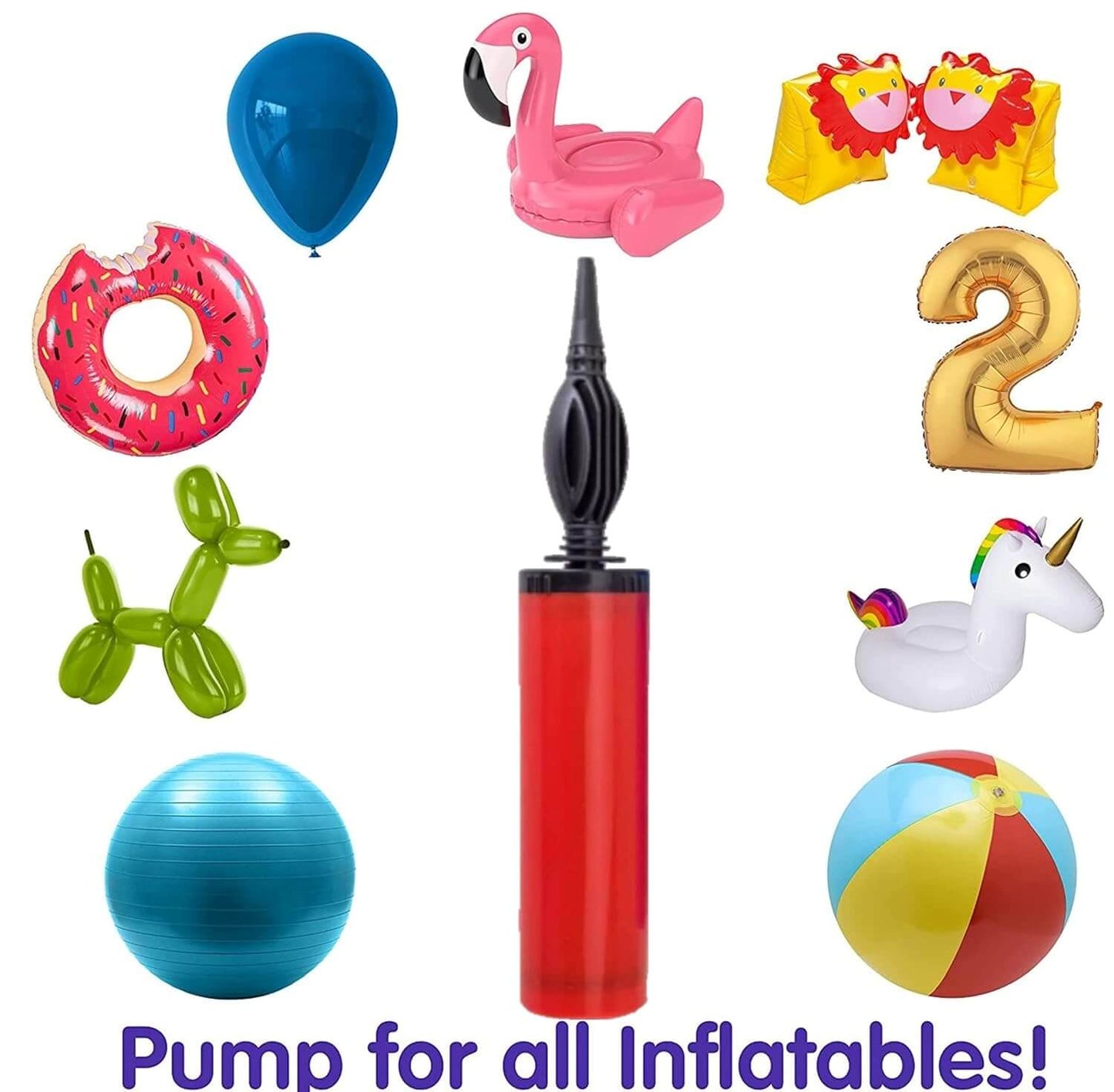 Balloon Decoration Combo - Pump, Glue Dots & Arch Strip