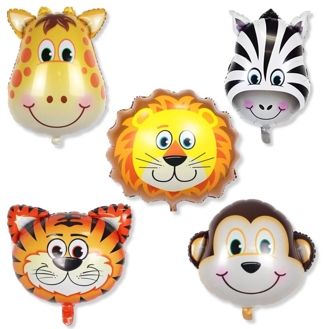 Unicorn Theme Foil Balloon Set - 5 Pcs