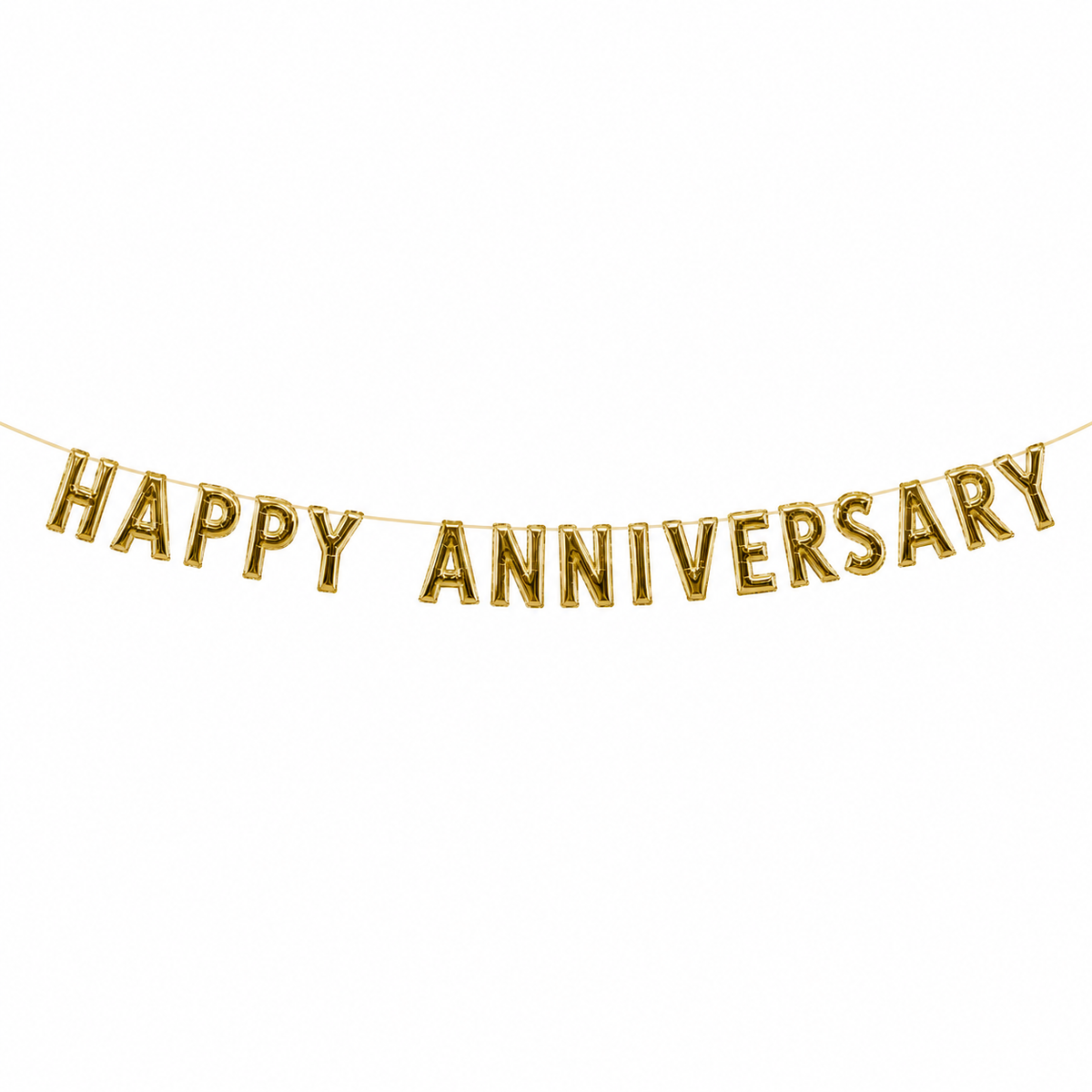 Happy Anniversary Foil Banner