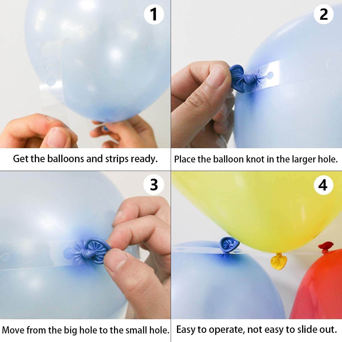 Balloon Decoration Combo - Pump, Glue Dots & Arch Strip