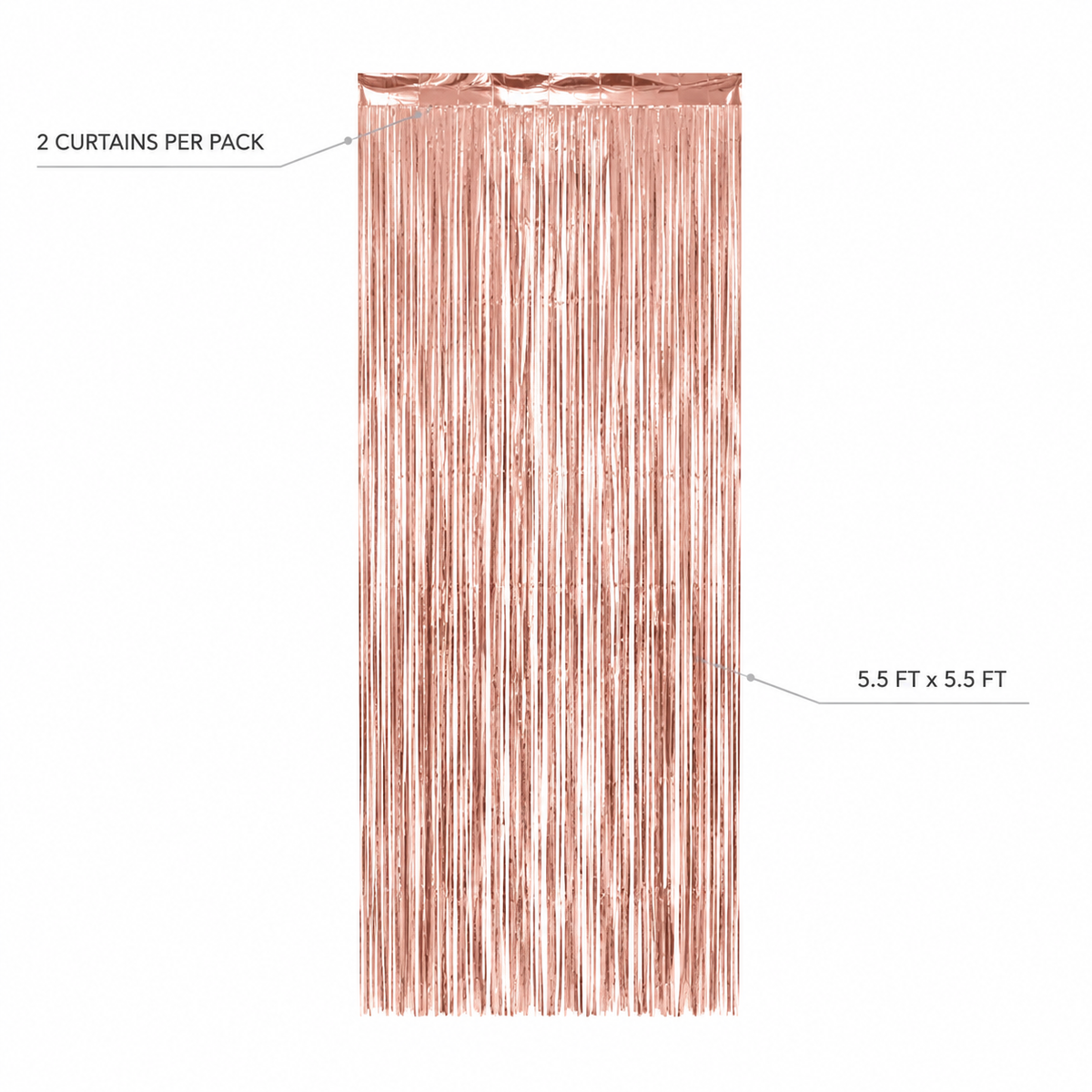 Foil Fringe Curtain – Pack of 2