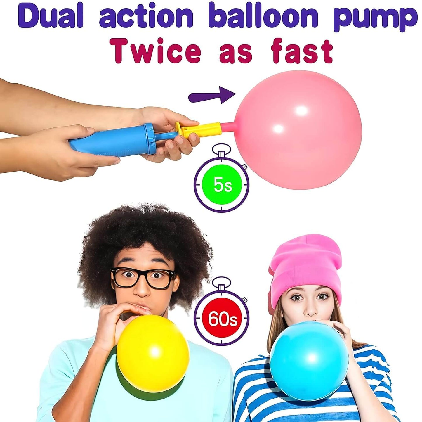 Balloon Hand Pump for Foil & Latex Balloons