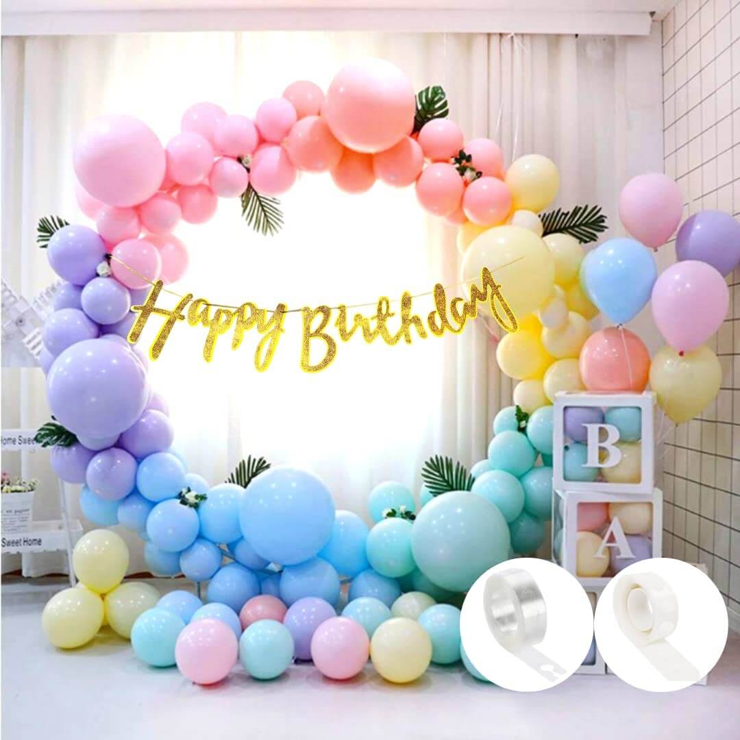 Mint Green Birthday Decoration Kit - 53 Pcs