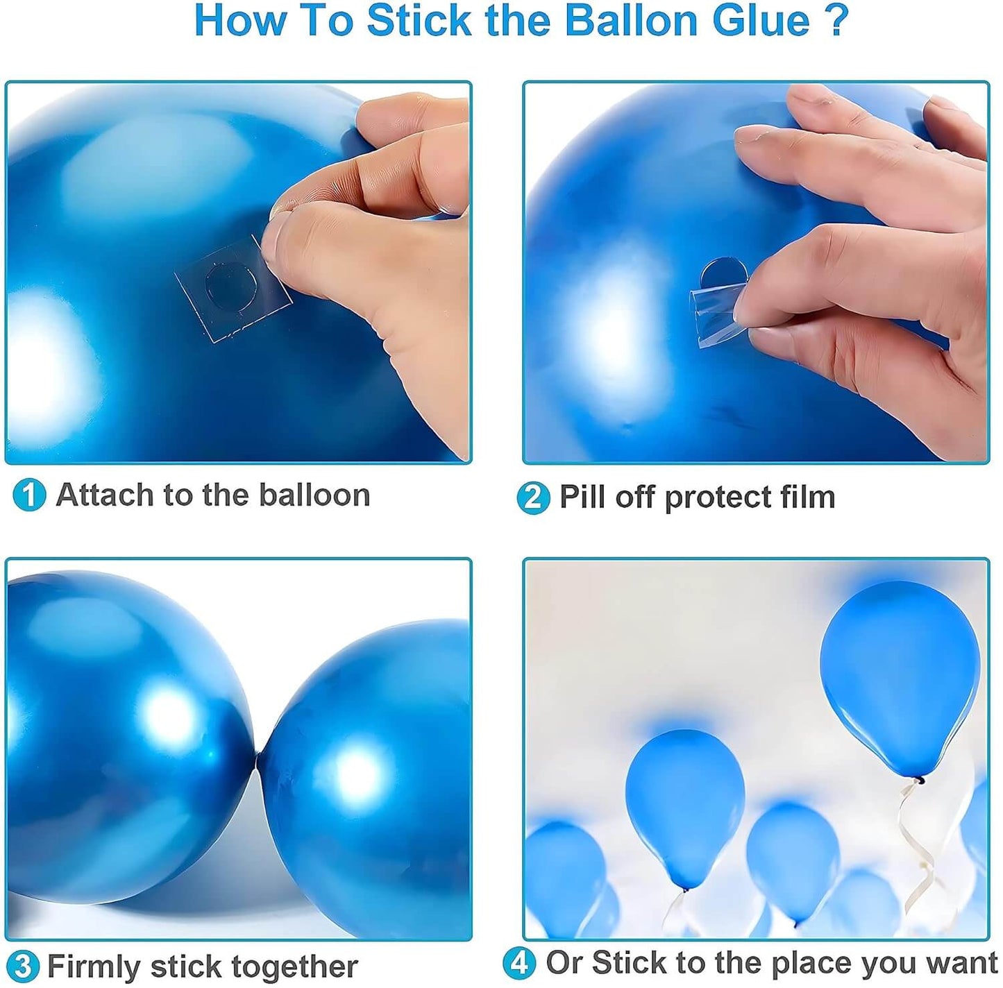 Balloon Glue Dots - 100 Dots