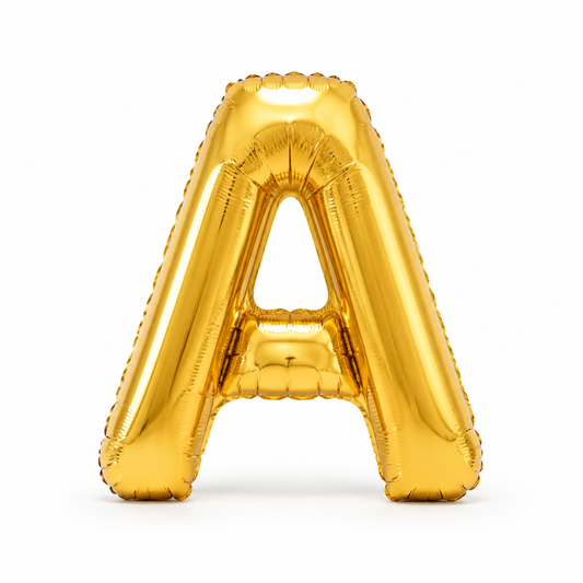 Gold Letter Foil Balloon – 16 Inch