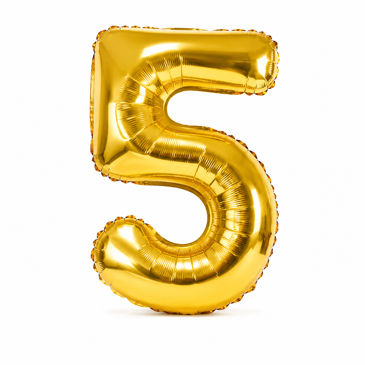 Gold Number Foil Balloon – 16 Inch