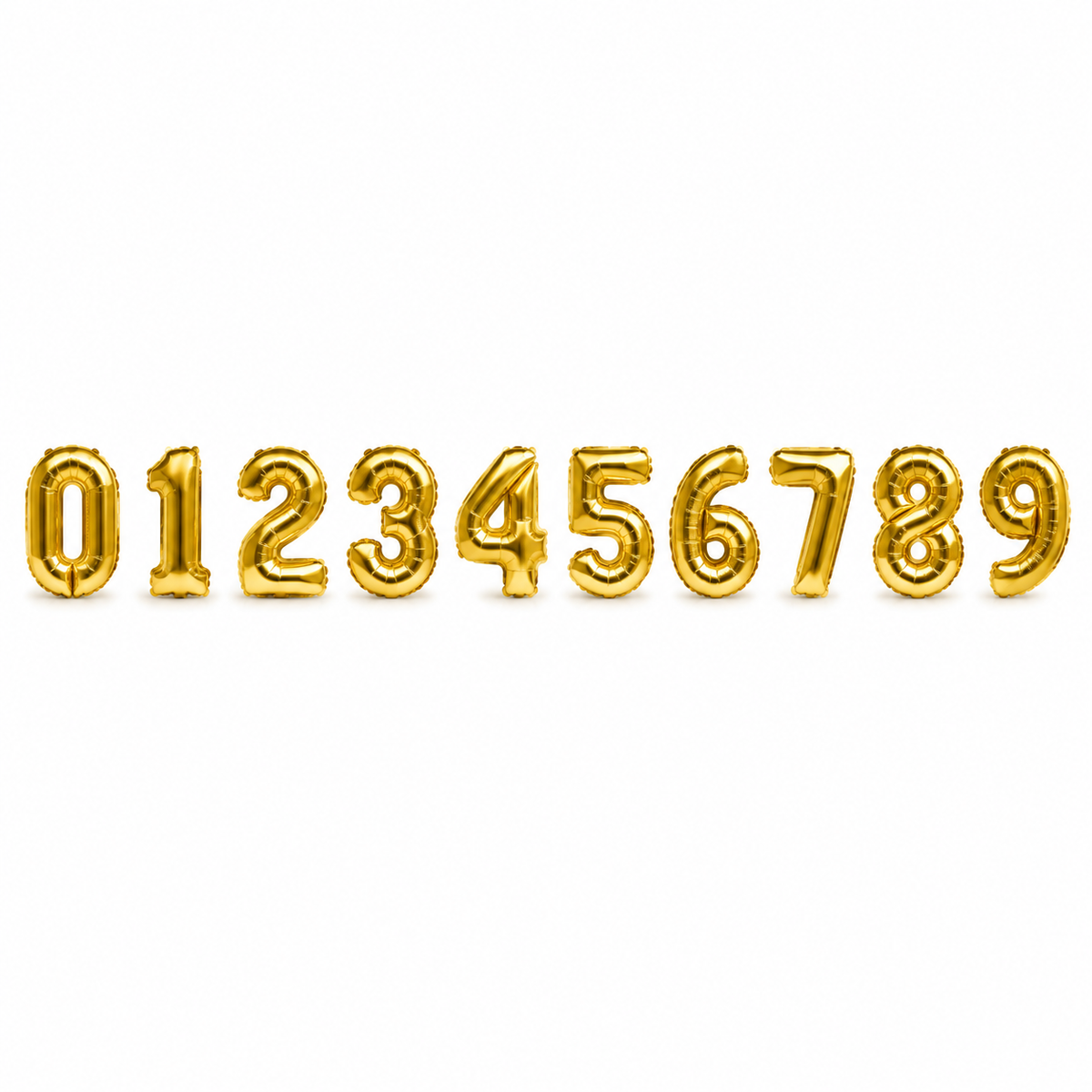 Gold Number Foil Balloon – 16 Inch