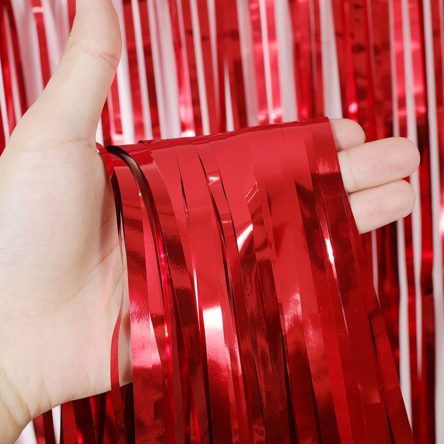 Rose Gold Foil Curtain Backdrop - Pack of 2