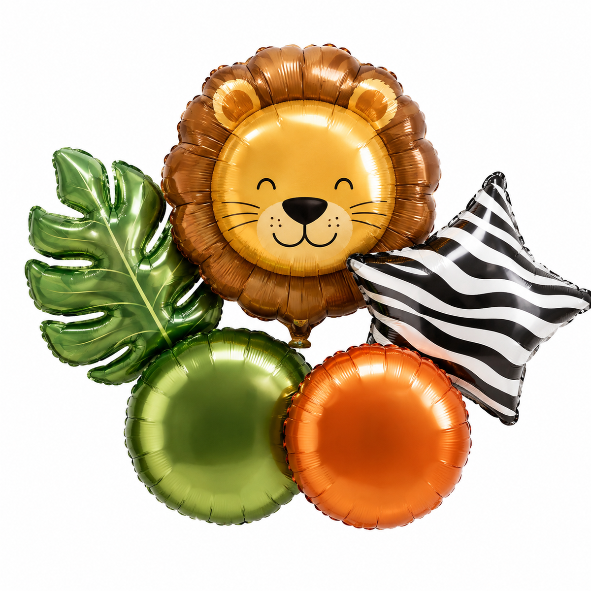Theme Foil Balloon Set – 5 Pcs